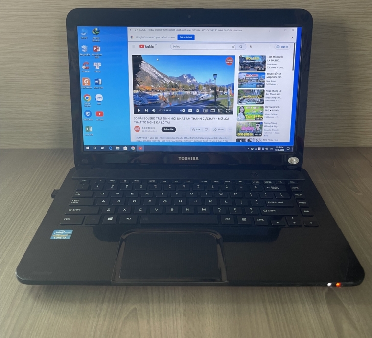 LAPTOP TOSHIBA C840 i3-3110M/RAM4GB/SSD128/PIN TỐT