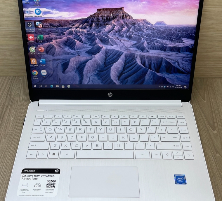 Hp Laptop-14dq | CPU N4120 | RAM 8GB | SSD 60GB+SD 128GB | MÀN 14 INCH | LIKENEW 99%